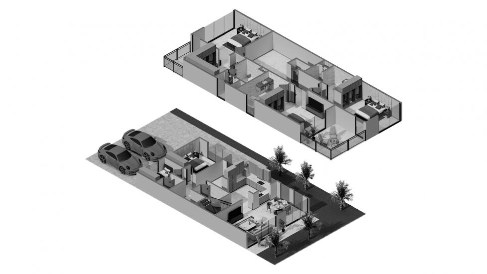 Plano del apartamento «4BR 229SQM», 4 dormitorios en AURA GARDENS