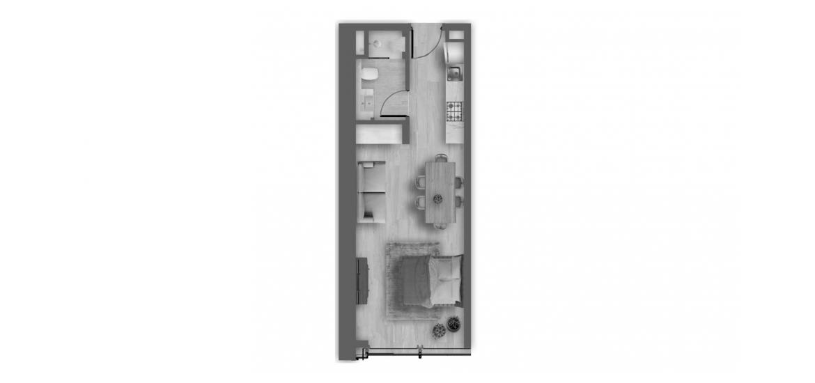 Plan d'étage de l'appartement «A», 1 chambre à AHAD RESIDENCES