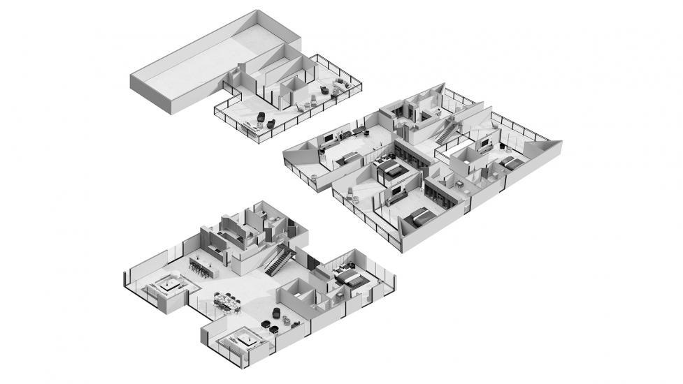 Планировка апартаментов «5br type03 964sqm» 5 спален в ЖК ADDRESS VILLAS HILLCREST