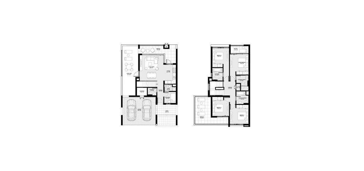 Apartment floor plan «267SQM», 4 bedrooms in BLISS 2 TOWNHOUSES
